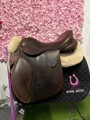 18” Kennans bespoke pro event med/wide brown saddle