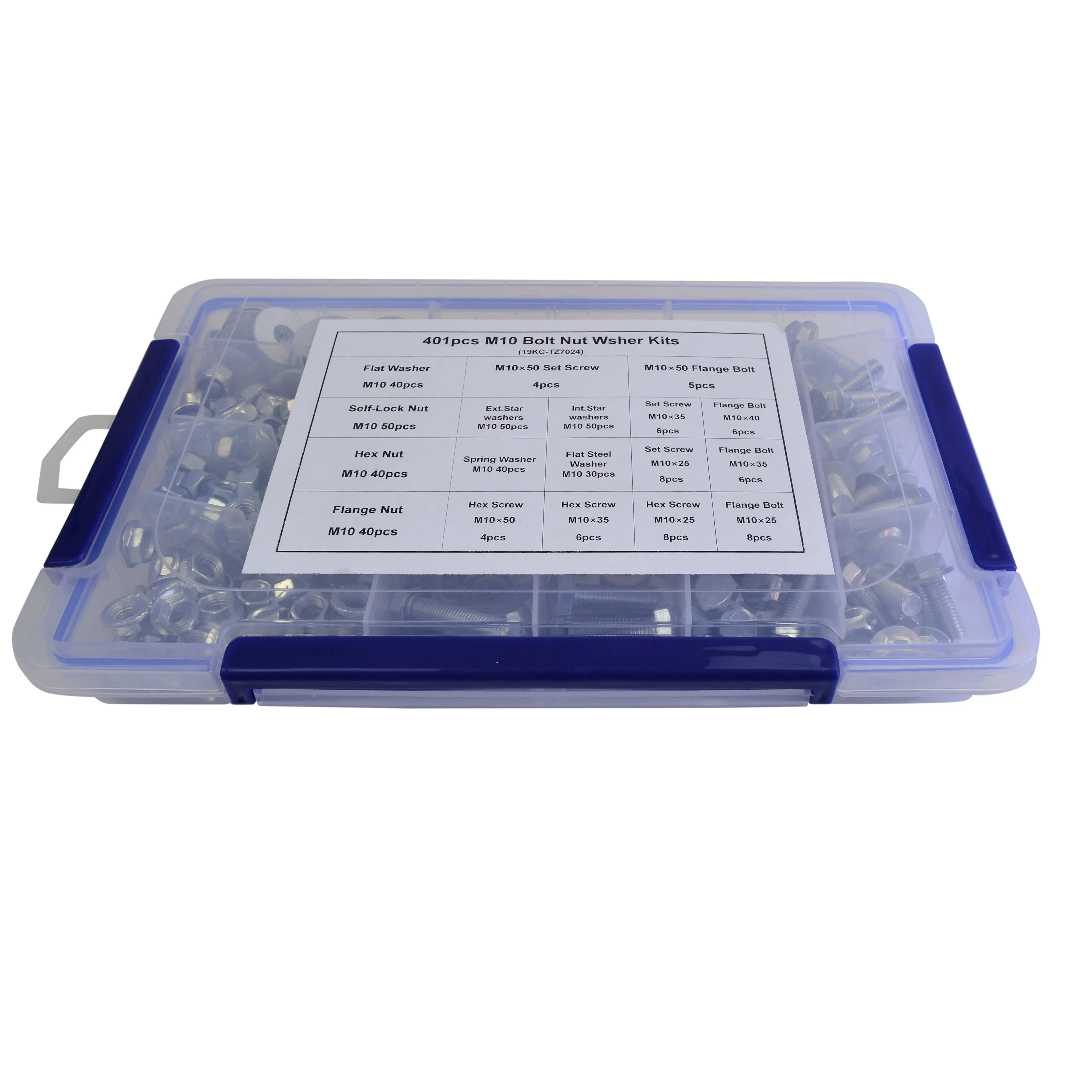401pc High Tensile Cap Screw Bolts Grab Kit