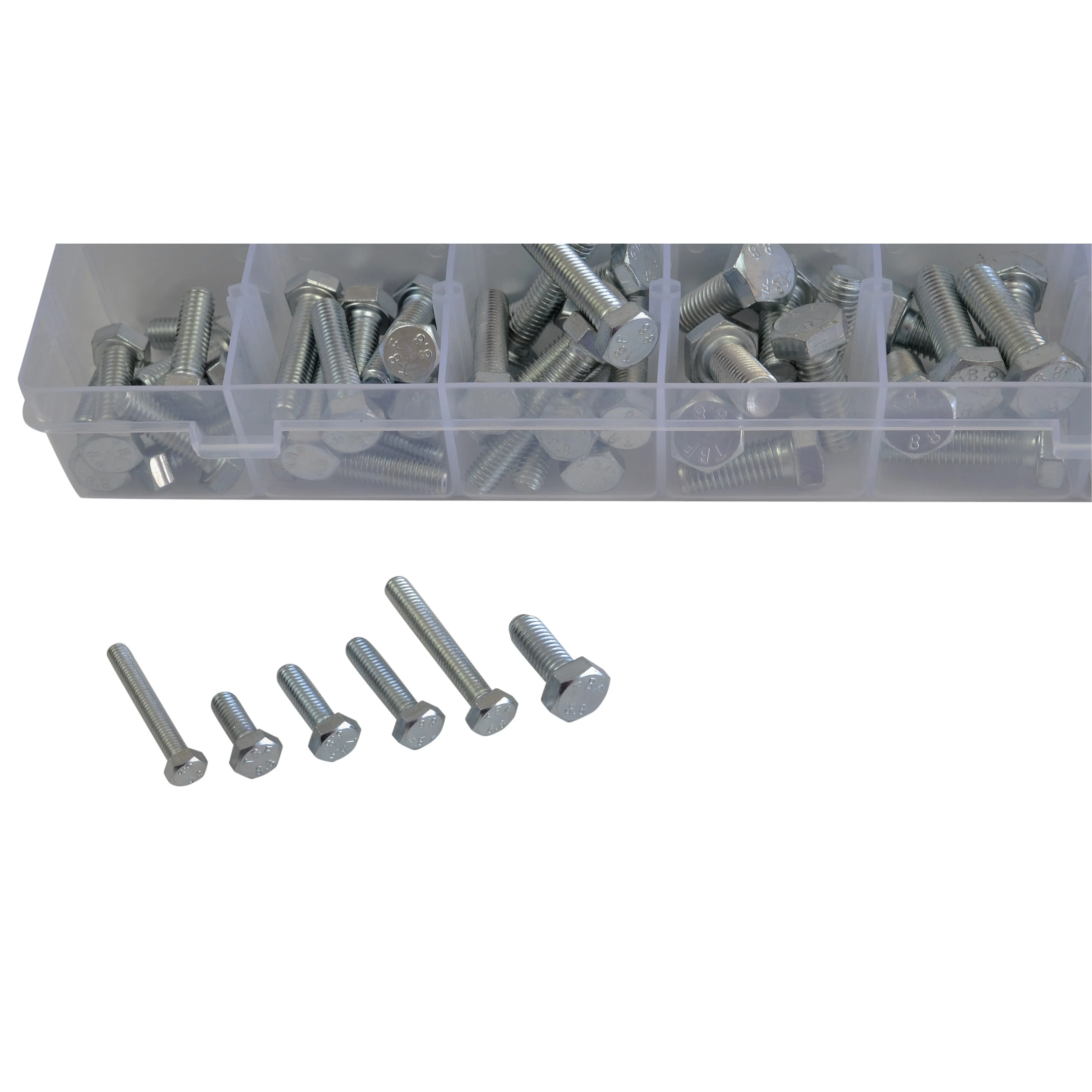 424pc High Tensile Metric Nut and Bolt Grab Kit