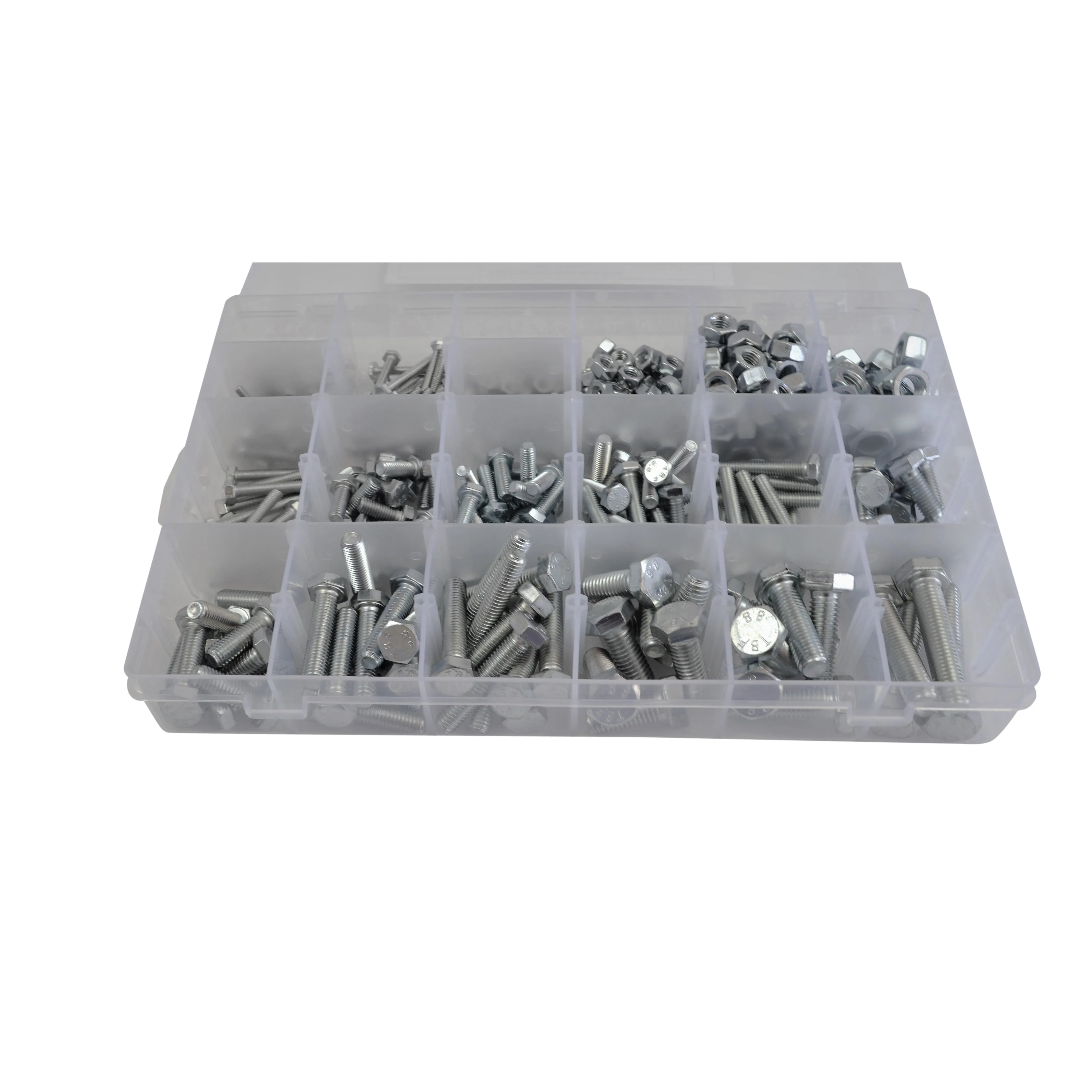 424pc High Tensile Metric Nut and Bolt Grab Kit