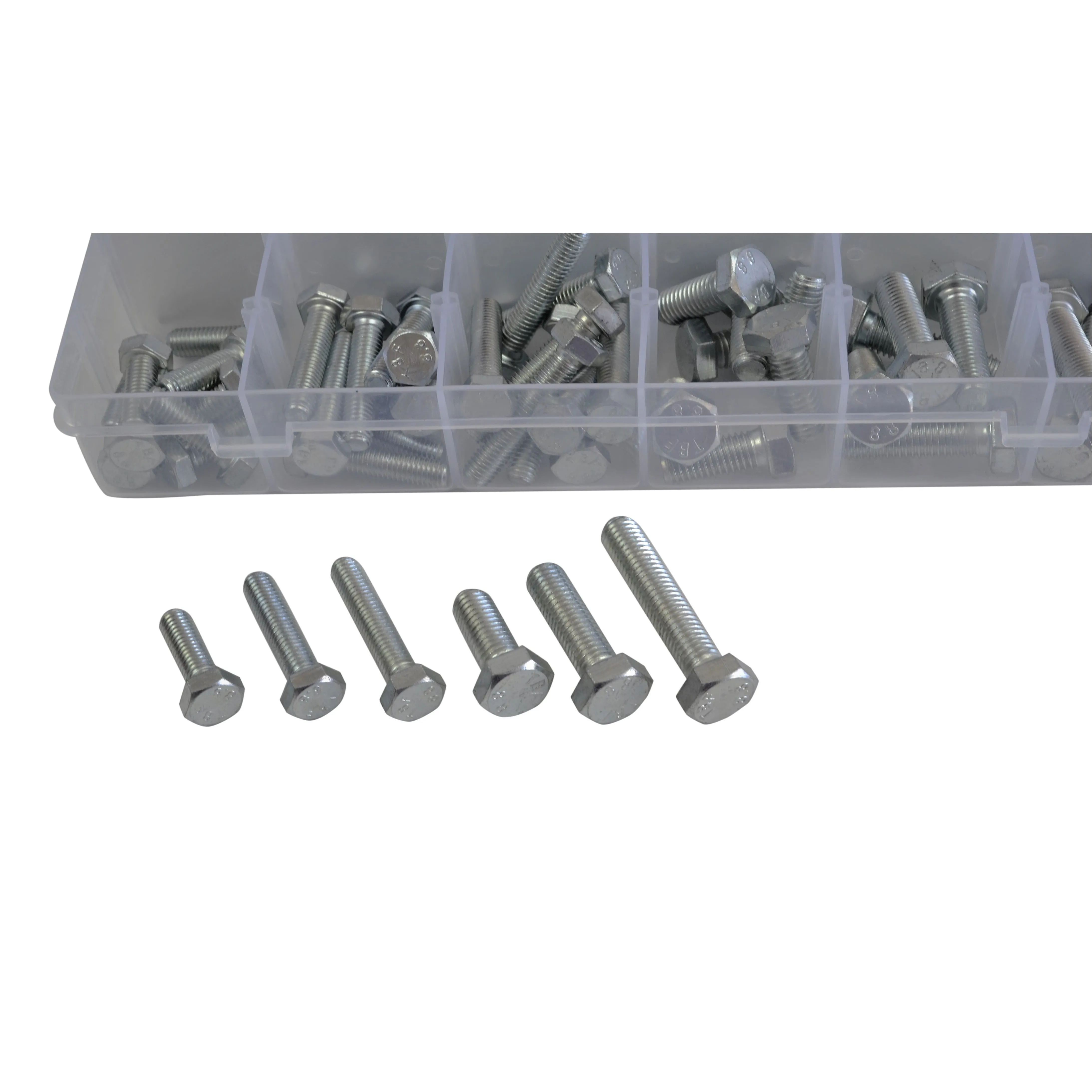 424pc High Tensile Metric Nut and Bolt Grab Kit