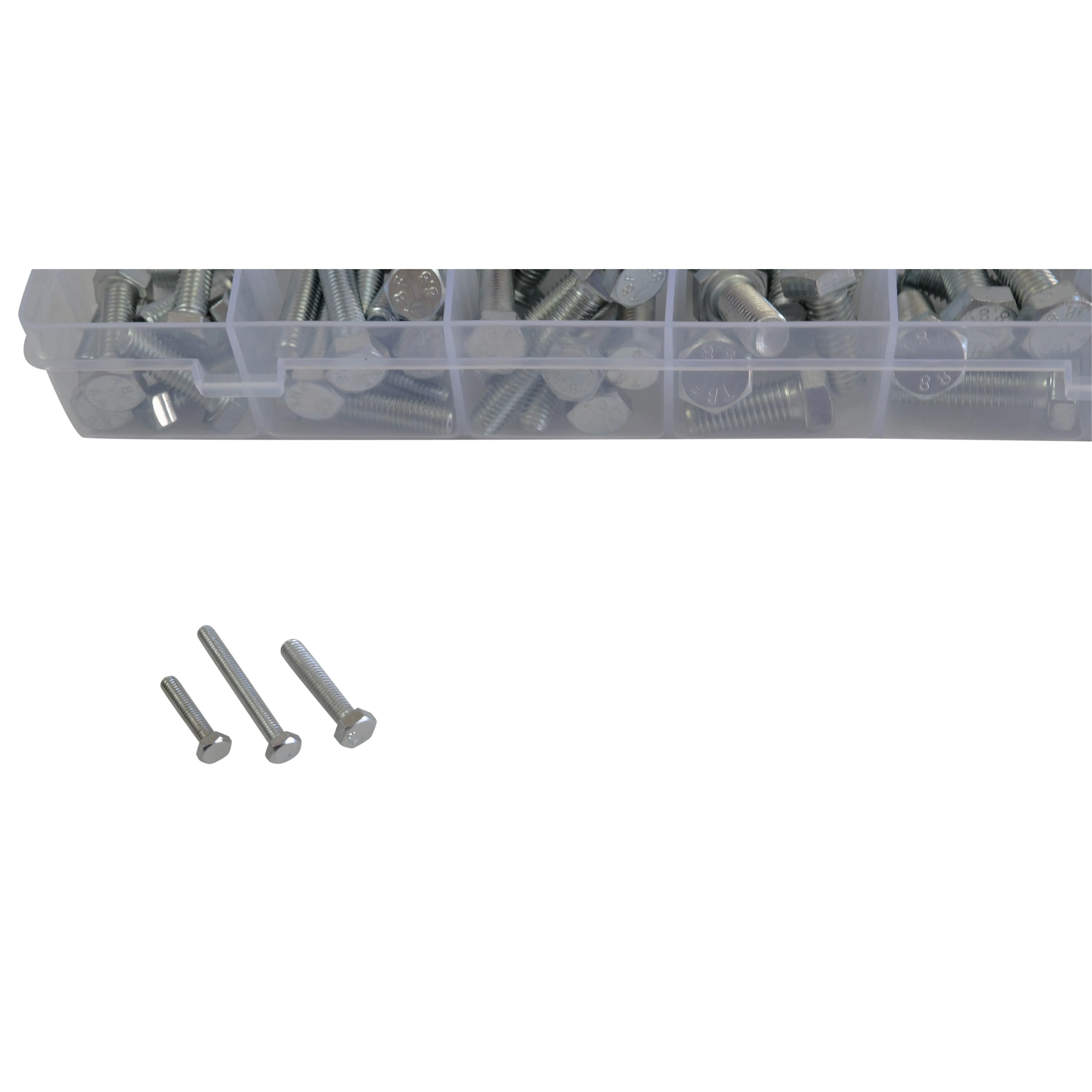 424pc High Tensile Metric Nut and Bolt Grab Kit