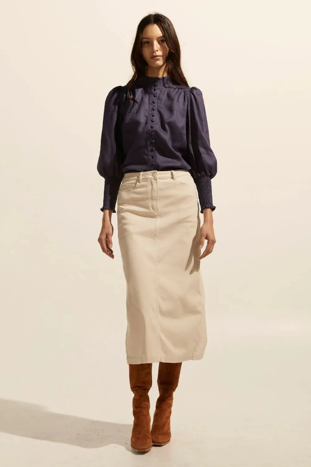Accord Skirt - Stone