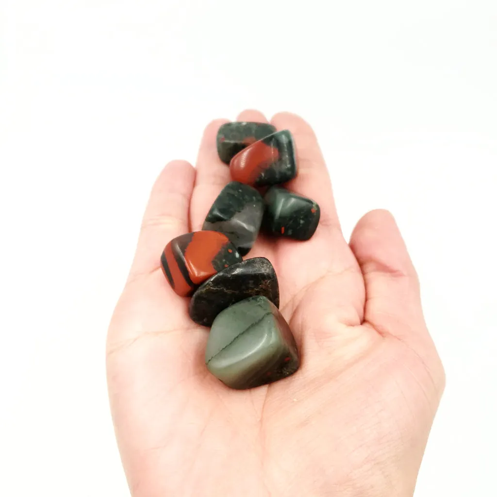 African Bloodstone Tumbled Stone