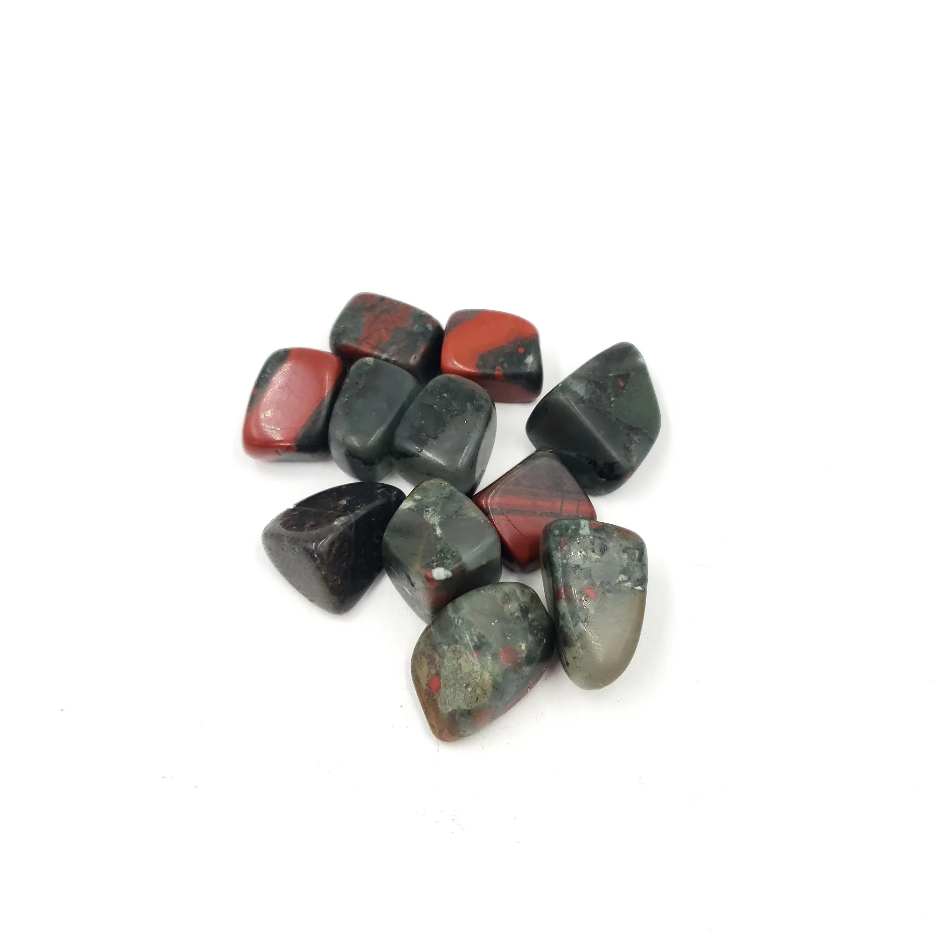 African Bloodstone Tumbled Stone