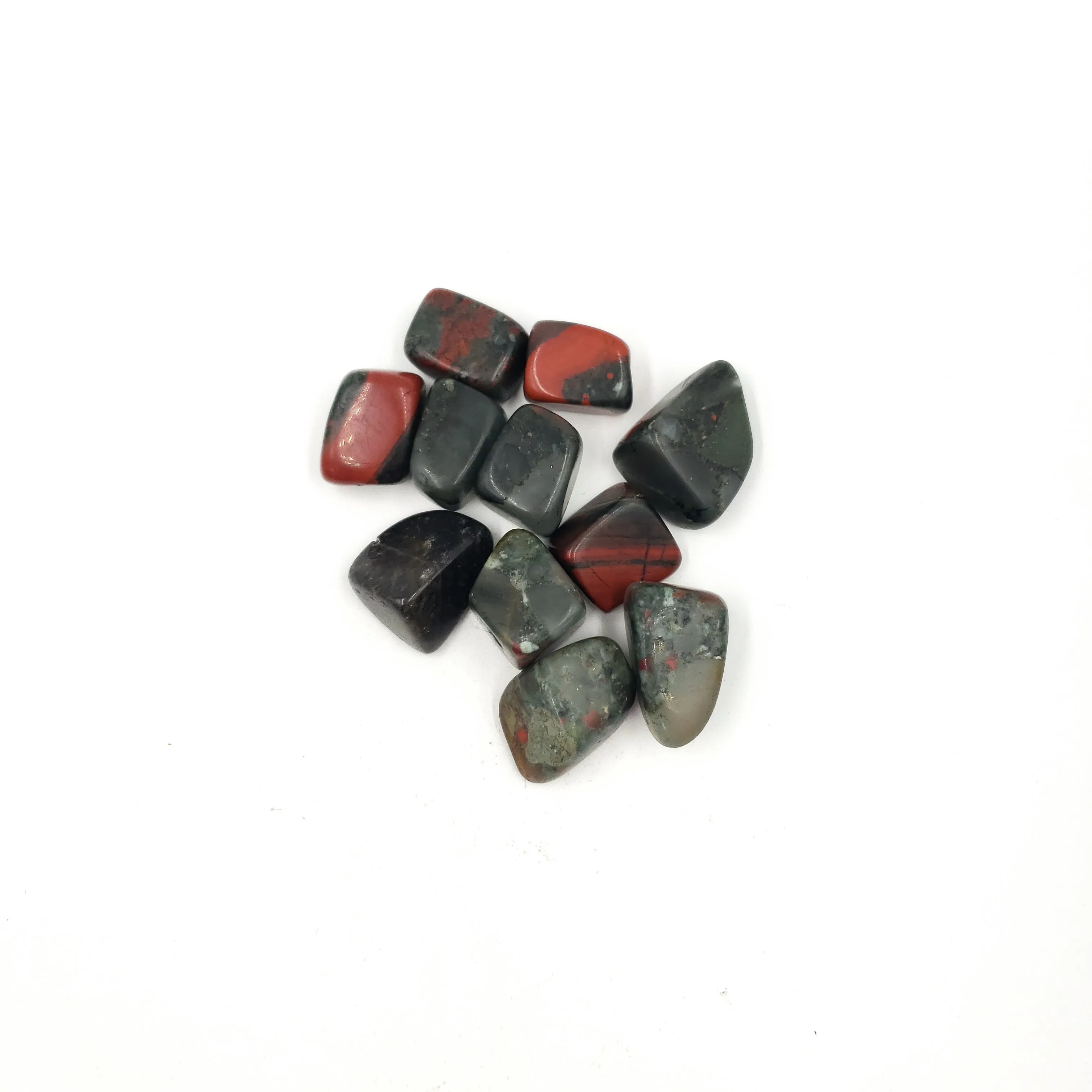 African Bloodstone Tumbled Stone