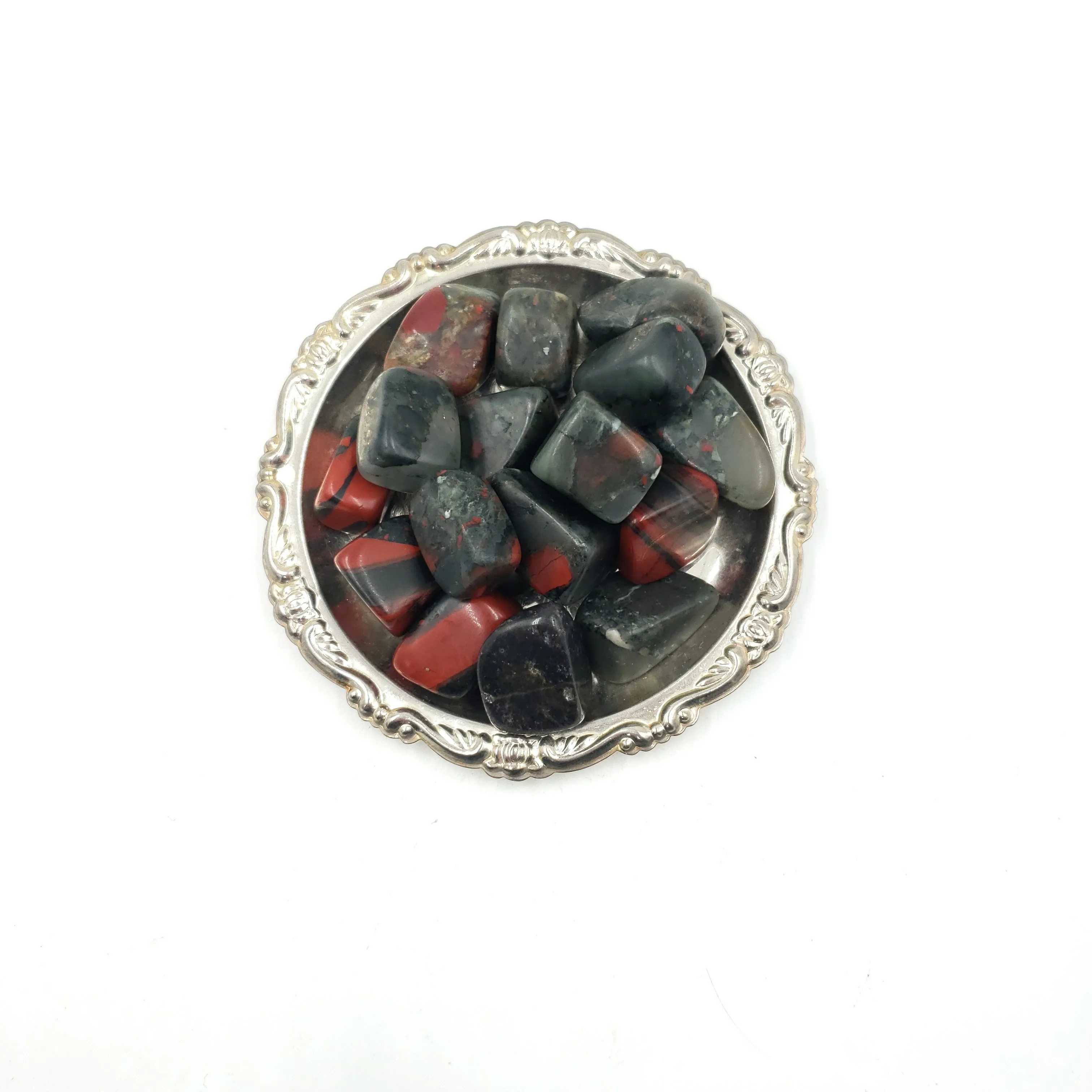 African Bloodstone Tumbled Stone