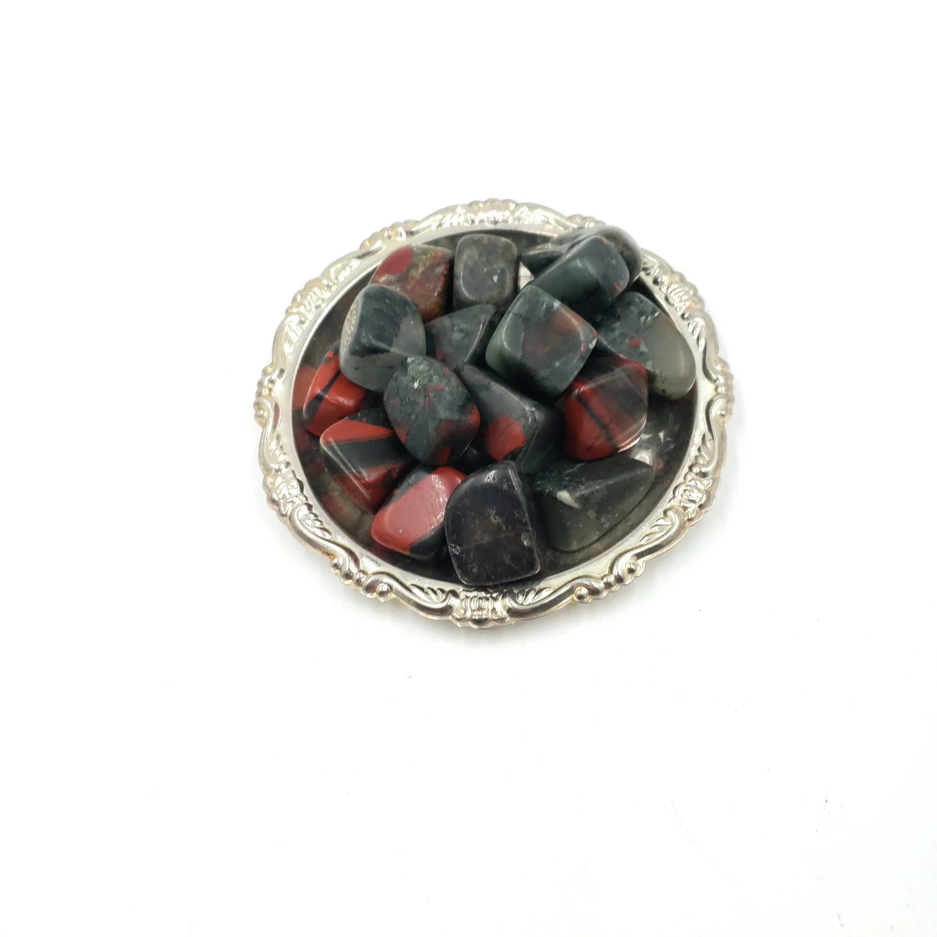 African Bloodstone Tumbled Stone