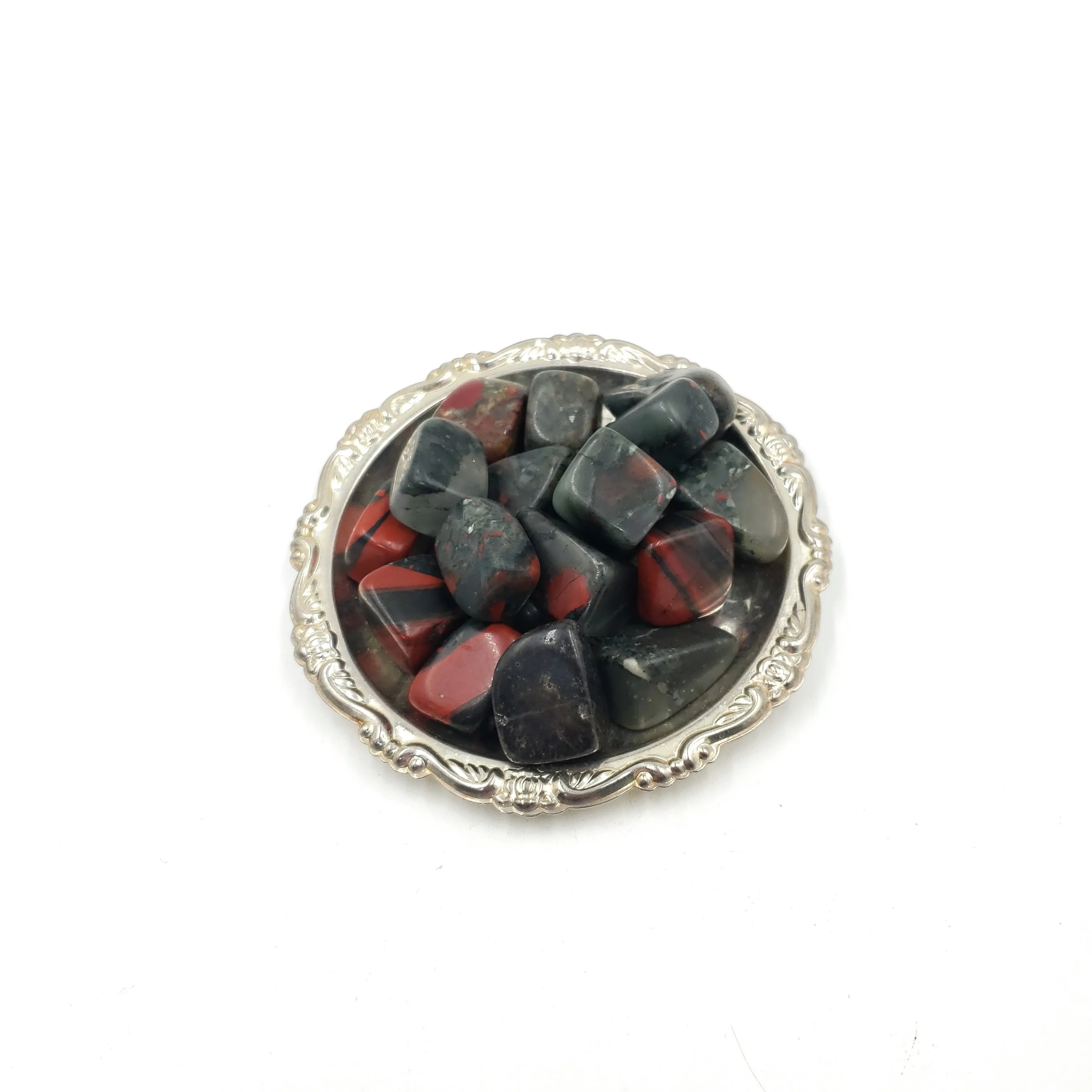 African Bloodstone Tumbled Stone