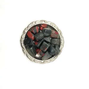 African Bloodstone Tumbled Stone