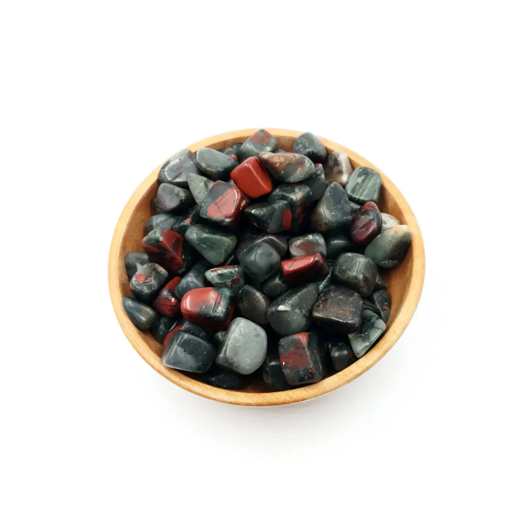 African Bloodstone Tumbled Stone