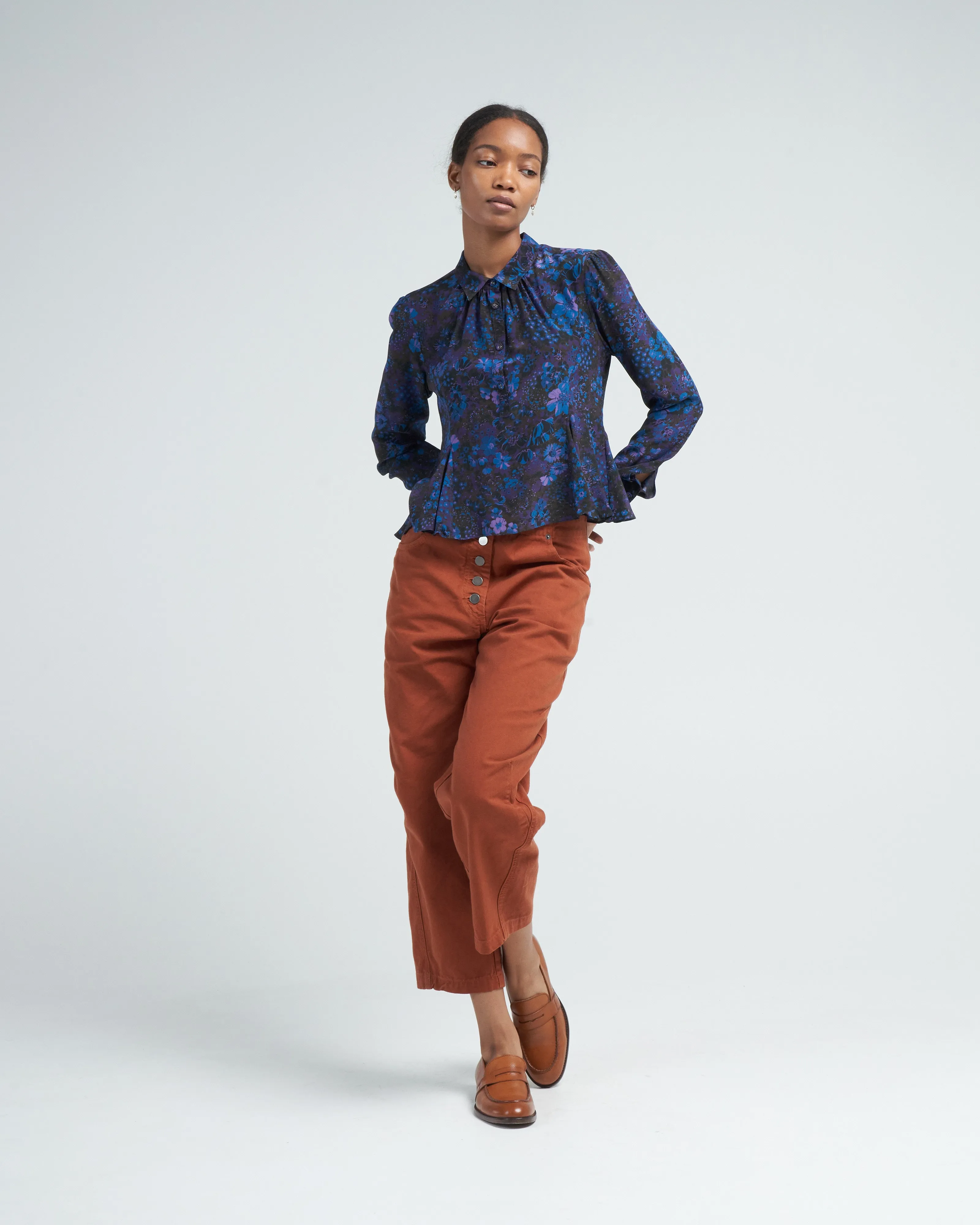 asteras top - blue