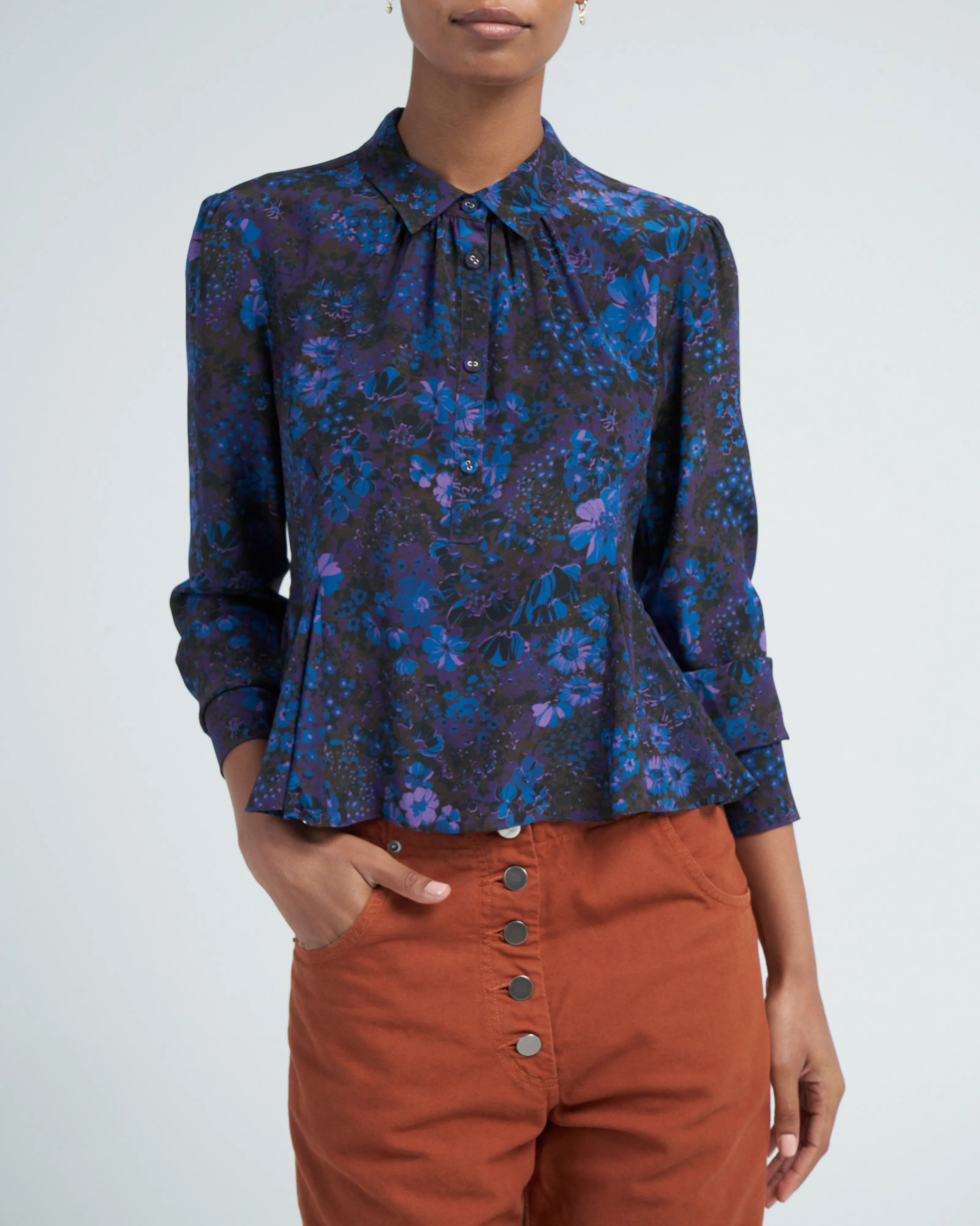 asteras top - blue