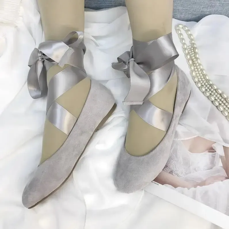 Ballerina Ribbon Flats