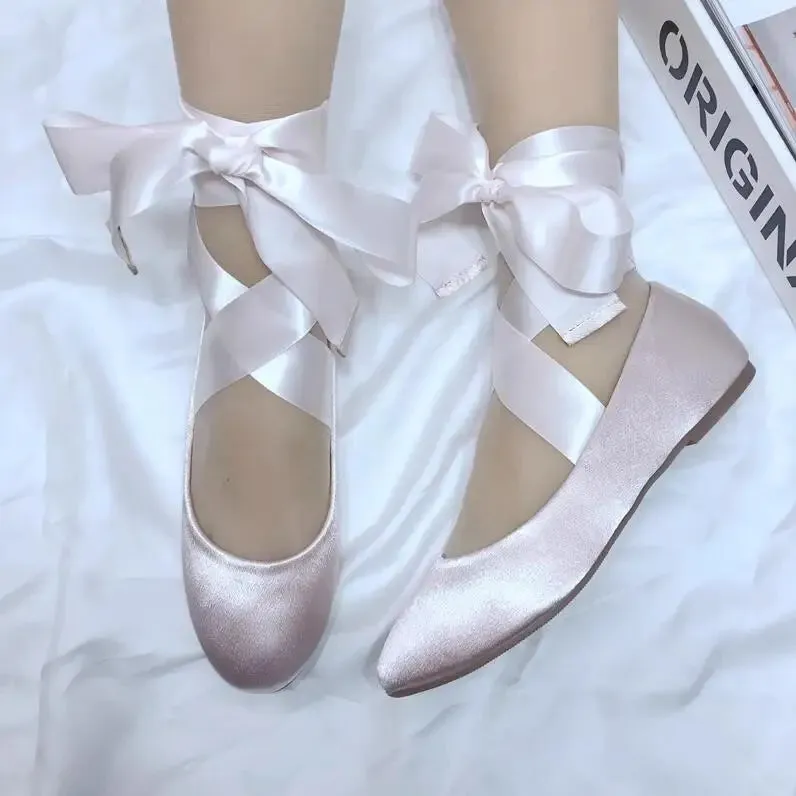 Ballerina Ribbon Flats