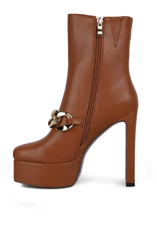 Bambini Platform Ankle Boots