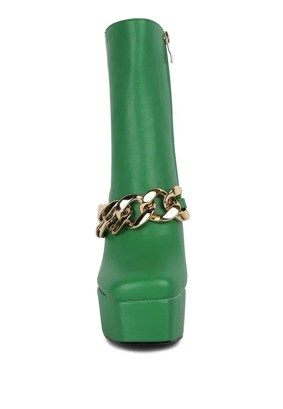 Bambini Platform Ankle Boots