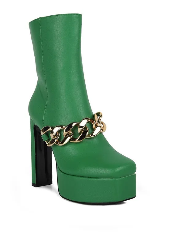 Bambini Platform Ankle Boots
