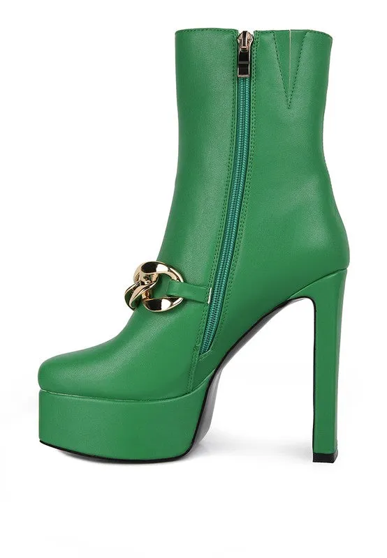 Bambini Platform Ankle Boots