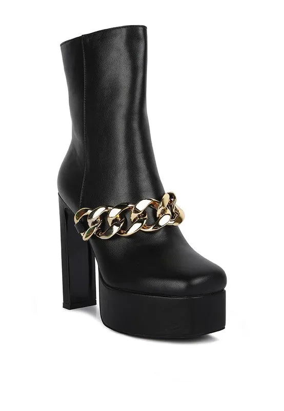 Bambini Platform Ankle Boots