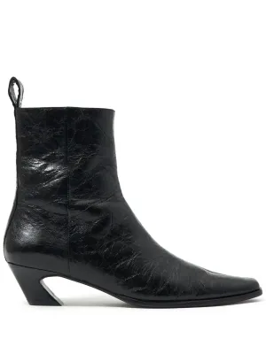 Bimba y Lola leather ankle boots