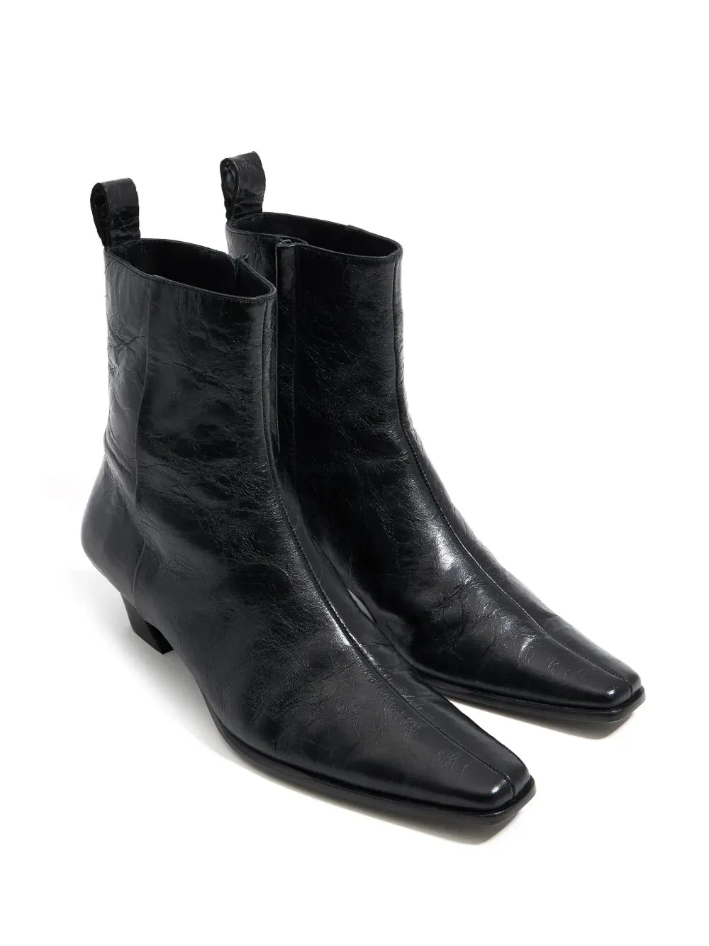 Bimba y Lola leather ankle boots