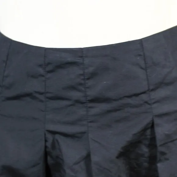 Black Banana Republic A Line Skirt Pleated Skirt with Pockets