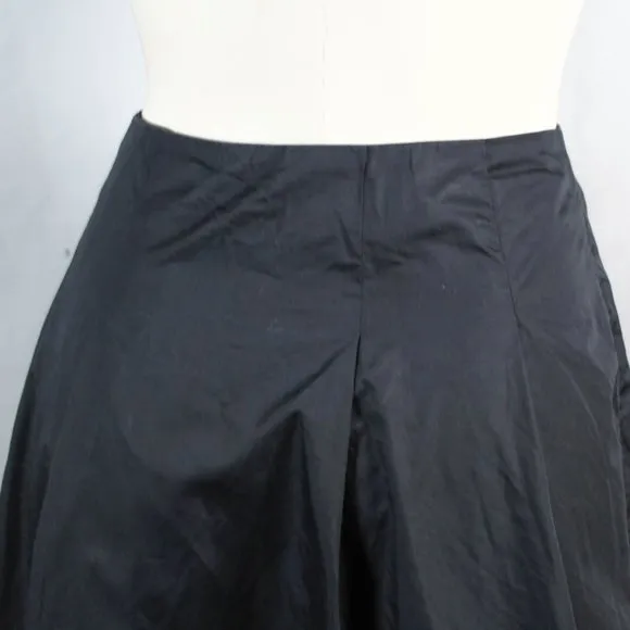 Black Banana Republic A Line Skirt Pleated Skirt with Pockets