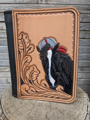 Black Jax Leather Notebook Cover