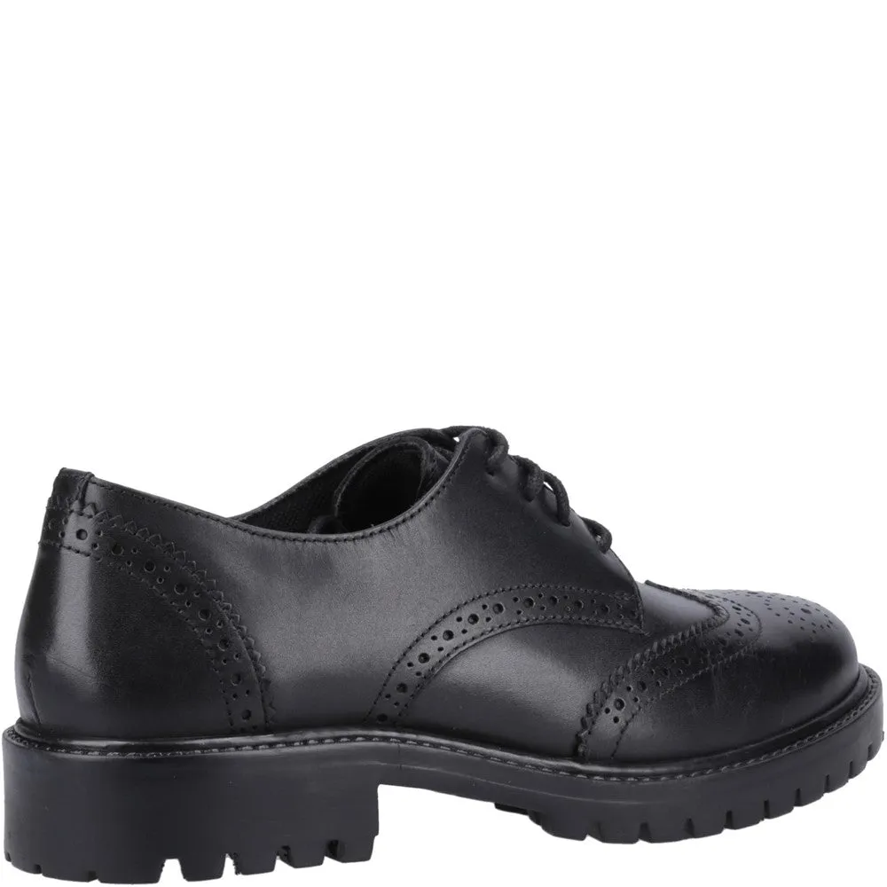 Black XL Athena Senior School Shoes