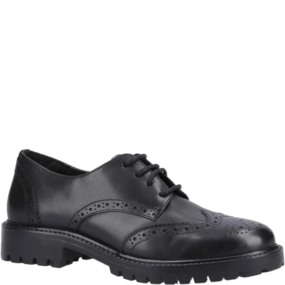 Black XL Athena Senior School Shoes