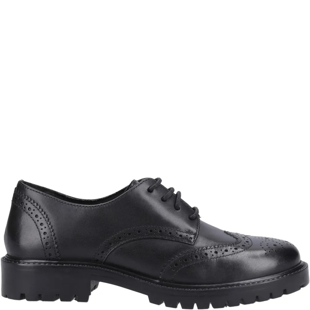 Black XL Athena Senior School Shoes