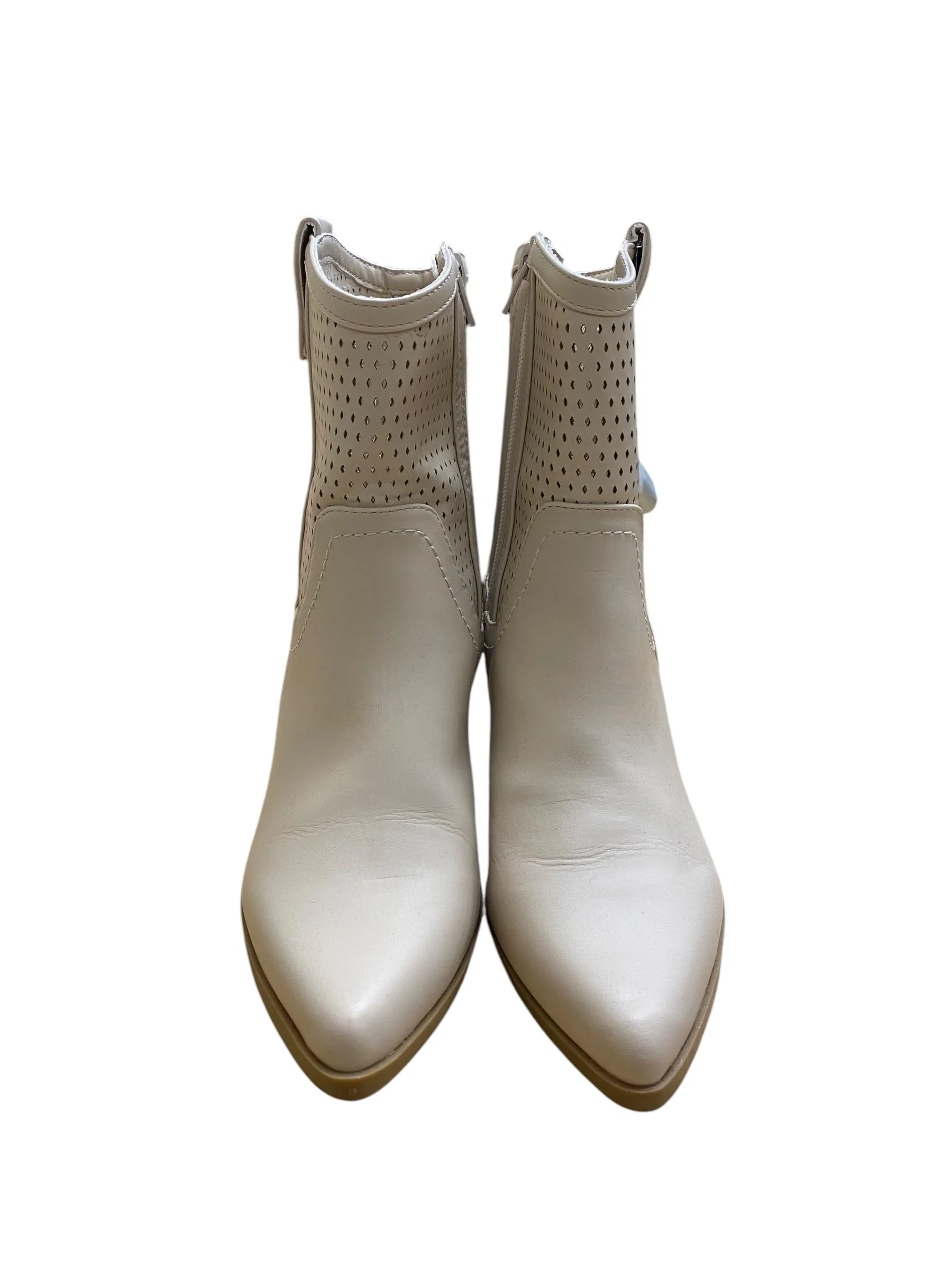 Boots Ankle Heels By Dolce Vita In Cream, Size: 8