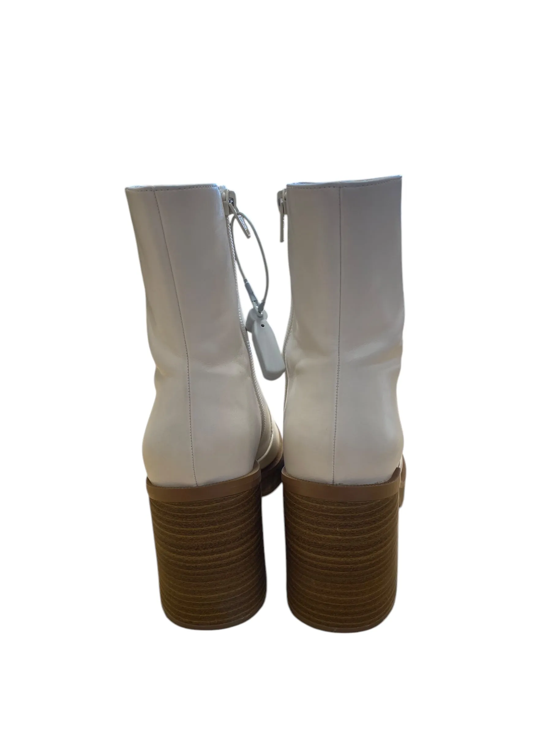 Boots Ankle Heels By Universal Thread In White, Size: 7