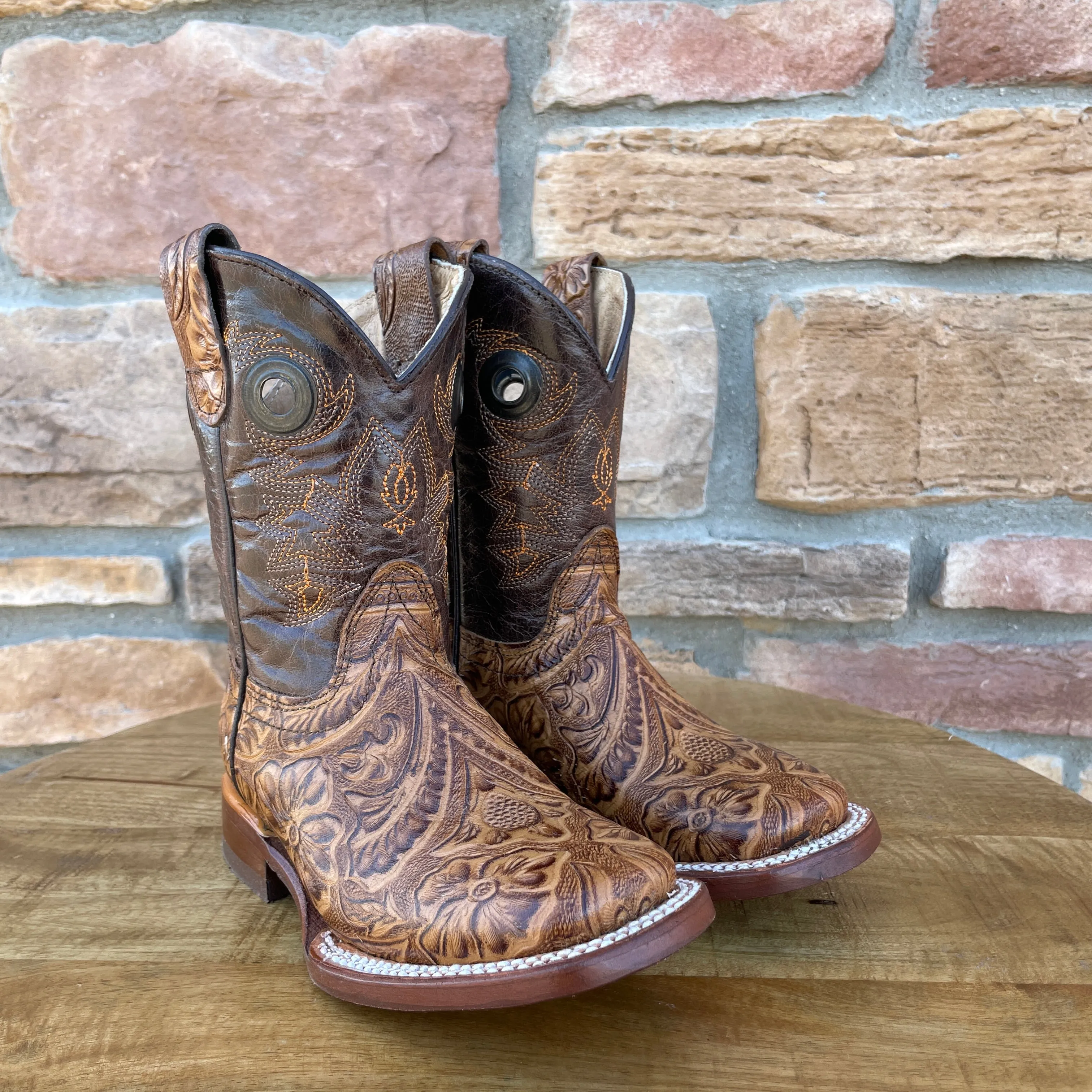 Boy’s Orynx Floral Print Boots