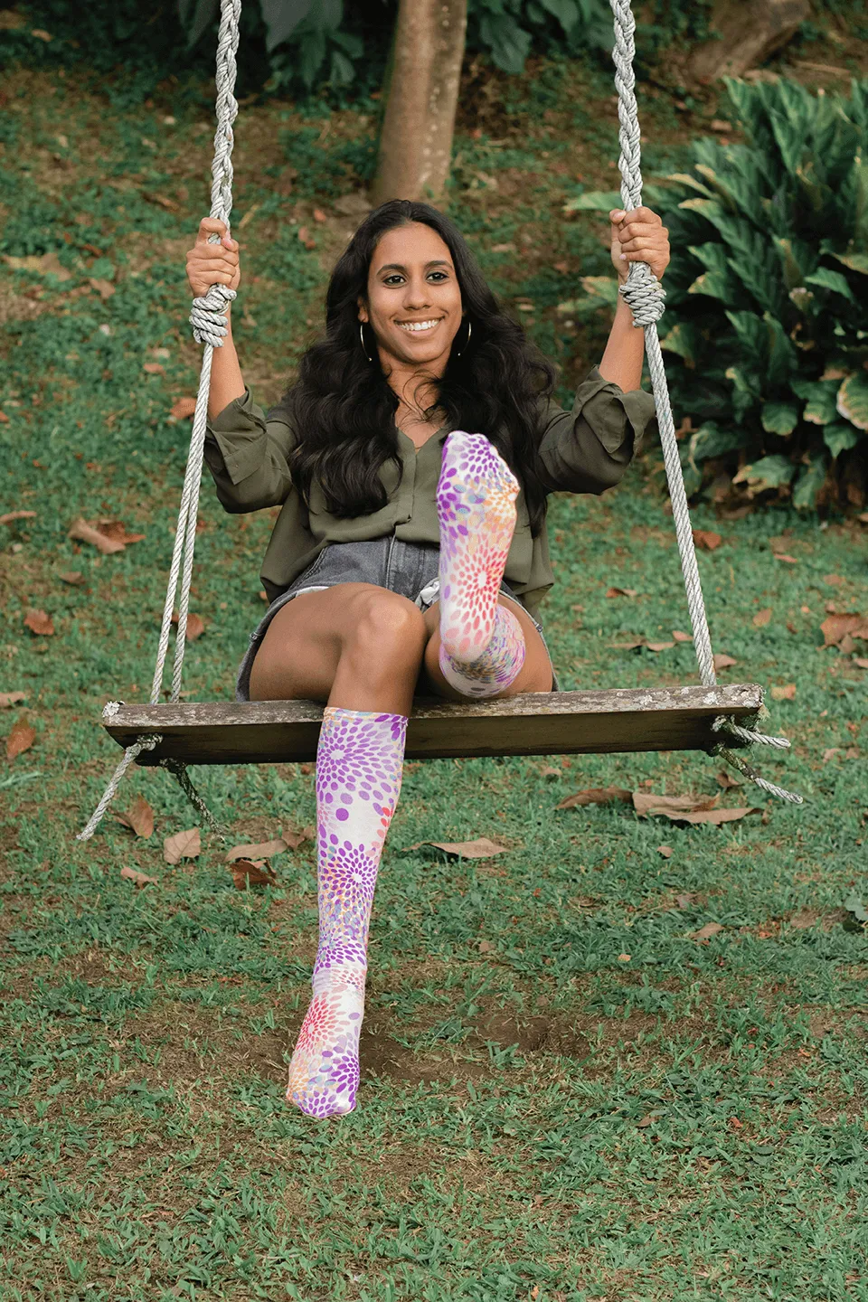 Candy Burst Adult Knee Highs