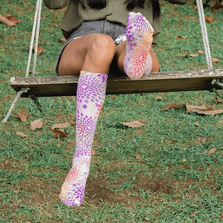 Candy Burst Adult Knee Highs