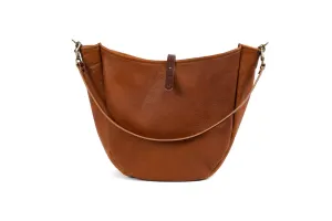 CELESTE LEATHER HOBO BAG - MEDIUM