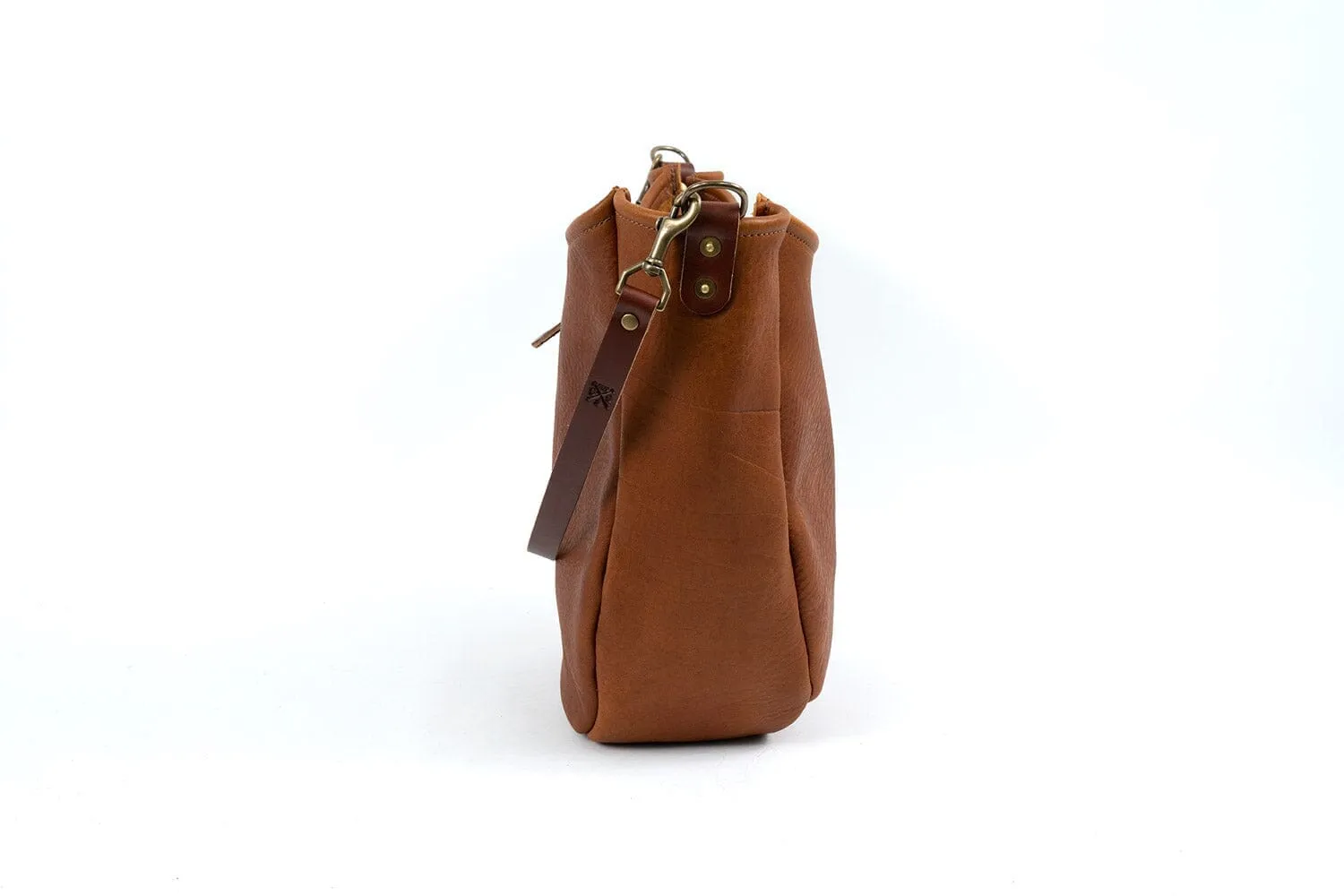 CELESTE LEATHER HOBO BAG - MEDIUM