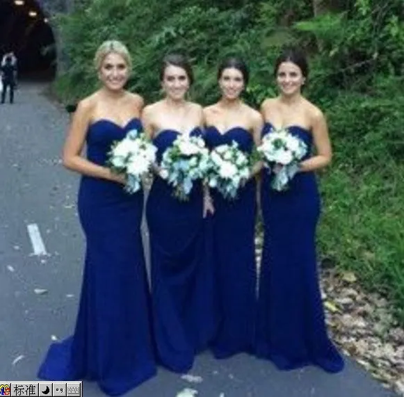 Cheap Chiffon Sweetheart Bridesmaid Gown for Wedding