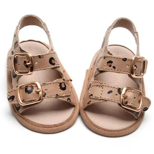 Cheetah- Summer Sandal - US Size 2-4 - Soft Sole