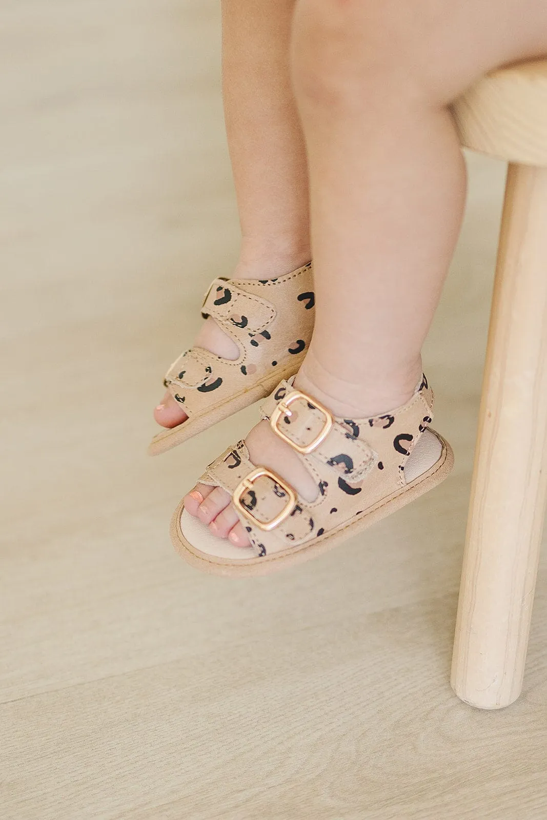 Cheetah- Summer Sandal - US Size 2-4 - Soft Sole