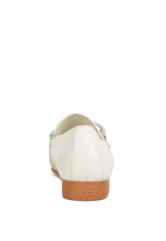 Chunky Chain Leather Loafers