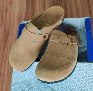 Closed front cork clogs for Women