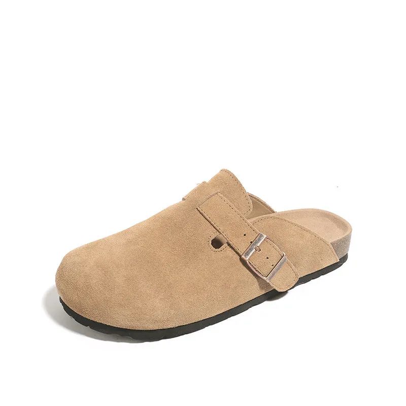 Closed front cork clogs for Women