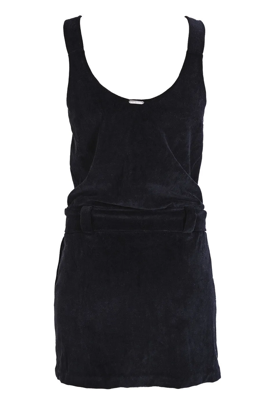 CLUBE BOSSA VELOUR Black Cotton Dress