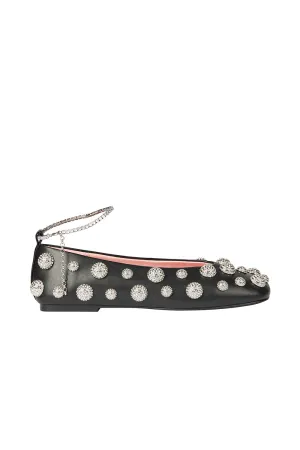 Crystal Stud Ballerina