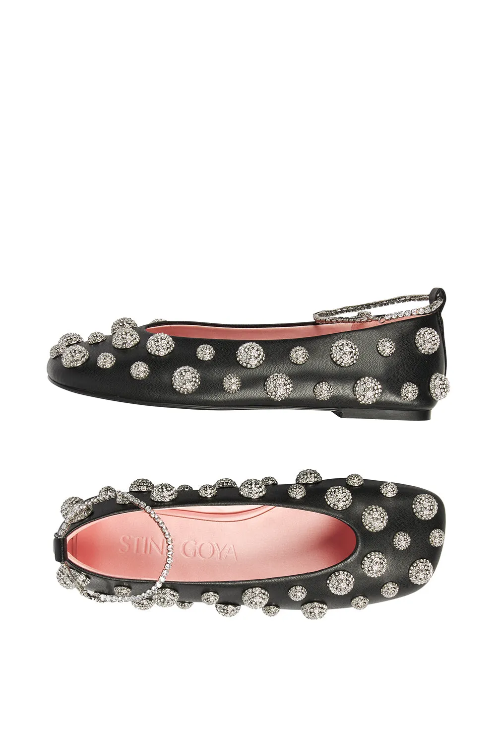 Crystal Stud Ballerina