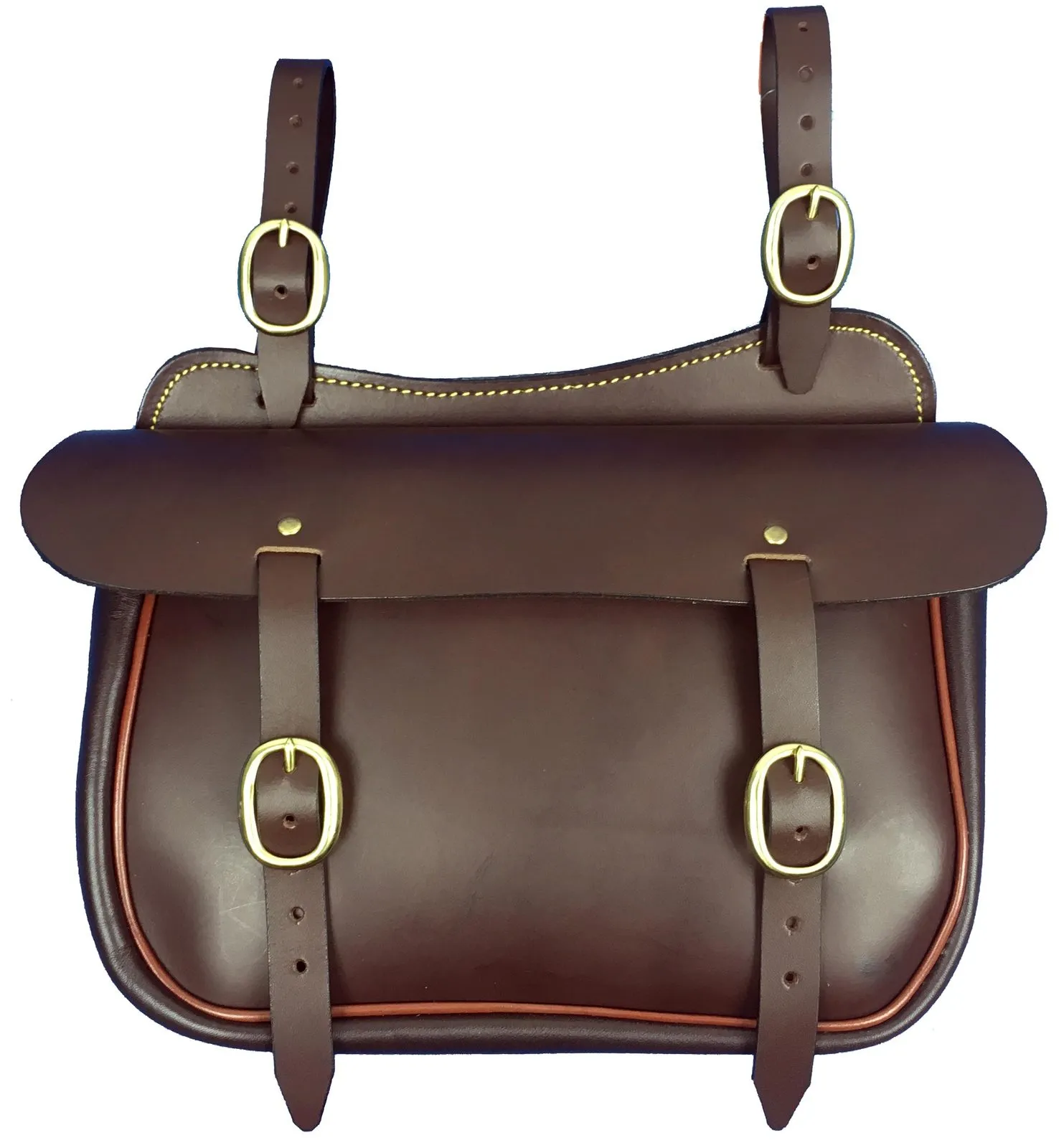 Dolan Leather Straight Saddle Bag (DE326)