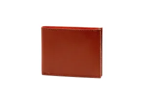 Edward Glazed Saddle Leather Billfold (Saddle Tan)